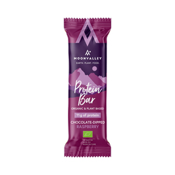 Moonvalley Protein Bar Chocolate Dipped Raspberry