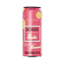 Homie Synbiotic Soda Strawberry Lemonade